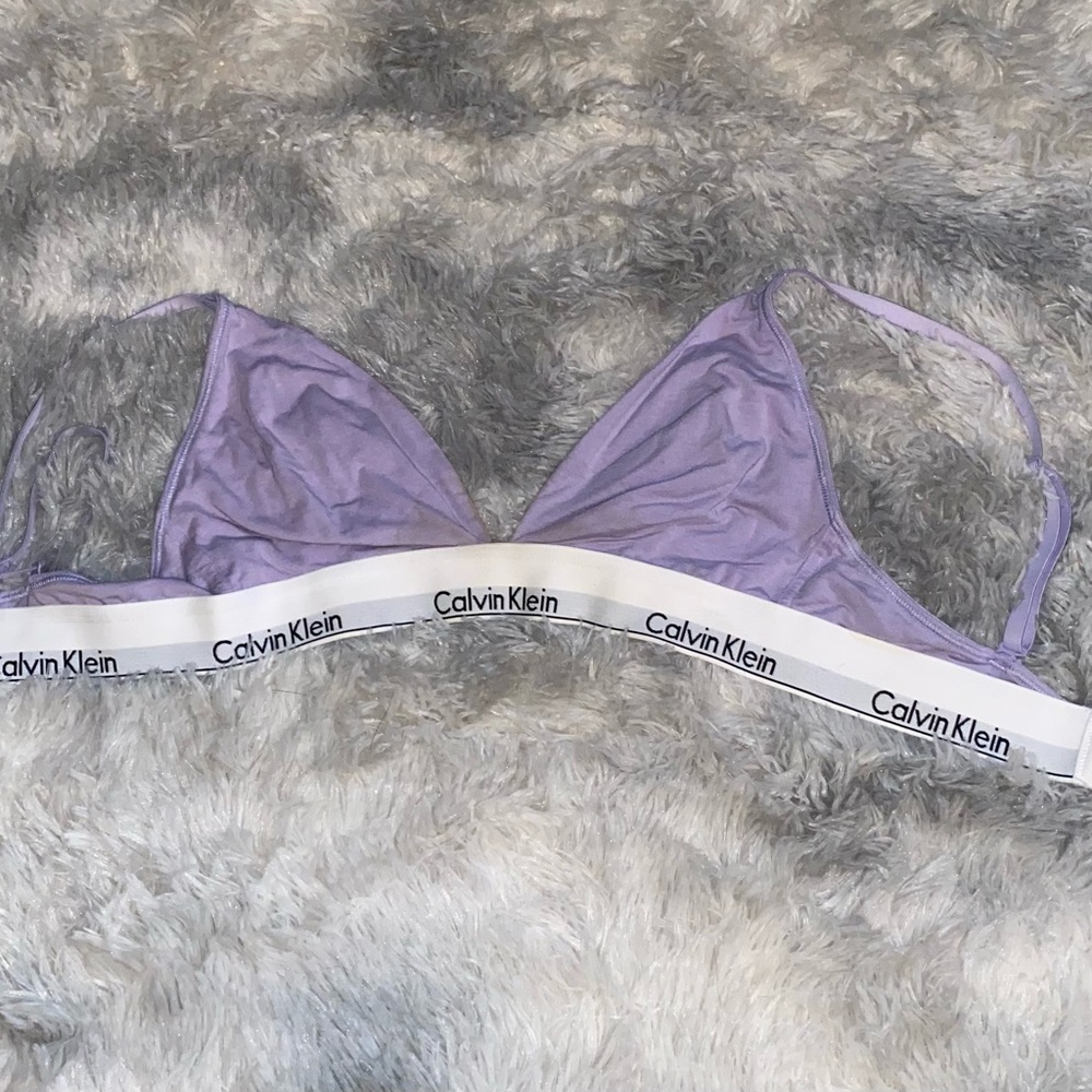 Calvin Klein Light Purple Bralette